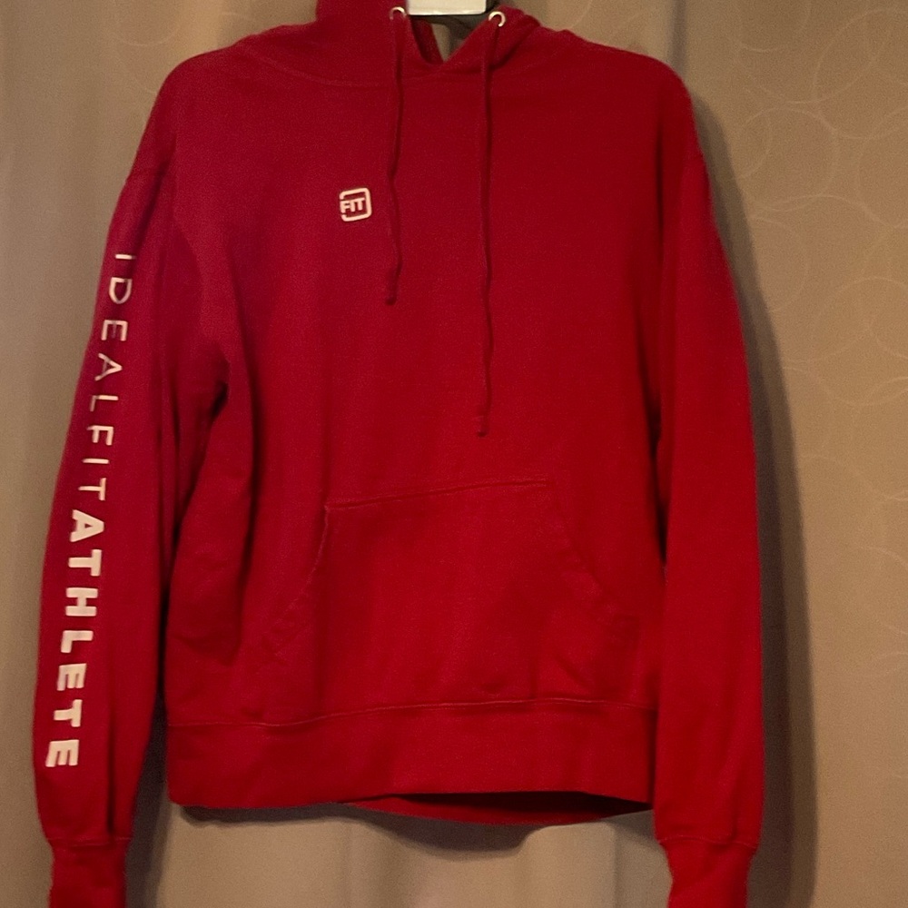 Men's Red Pullover Hoodie